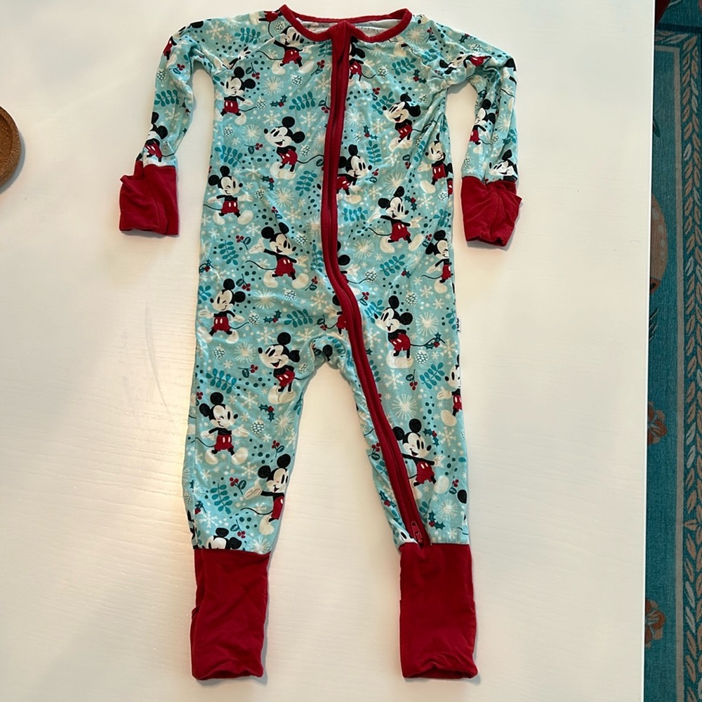 Little Sleepies Disney Mickey Winter Wonderland Zippy